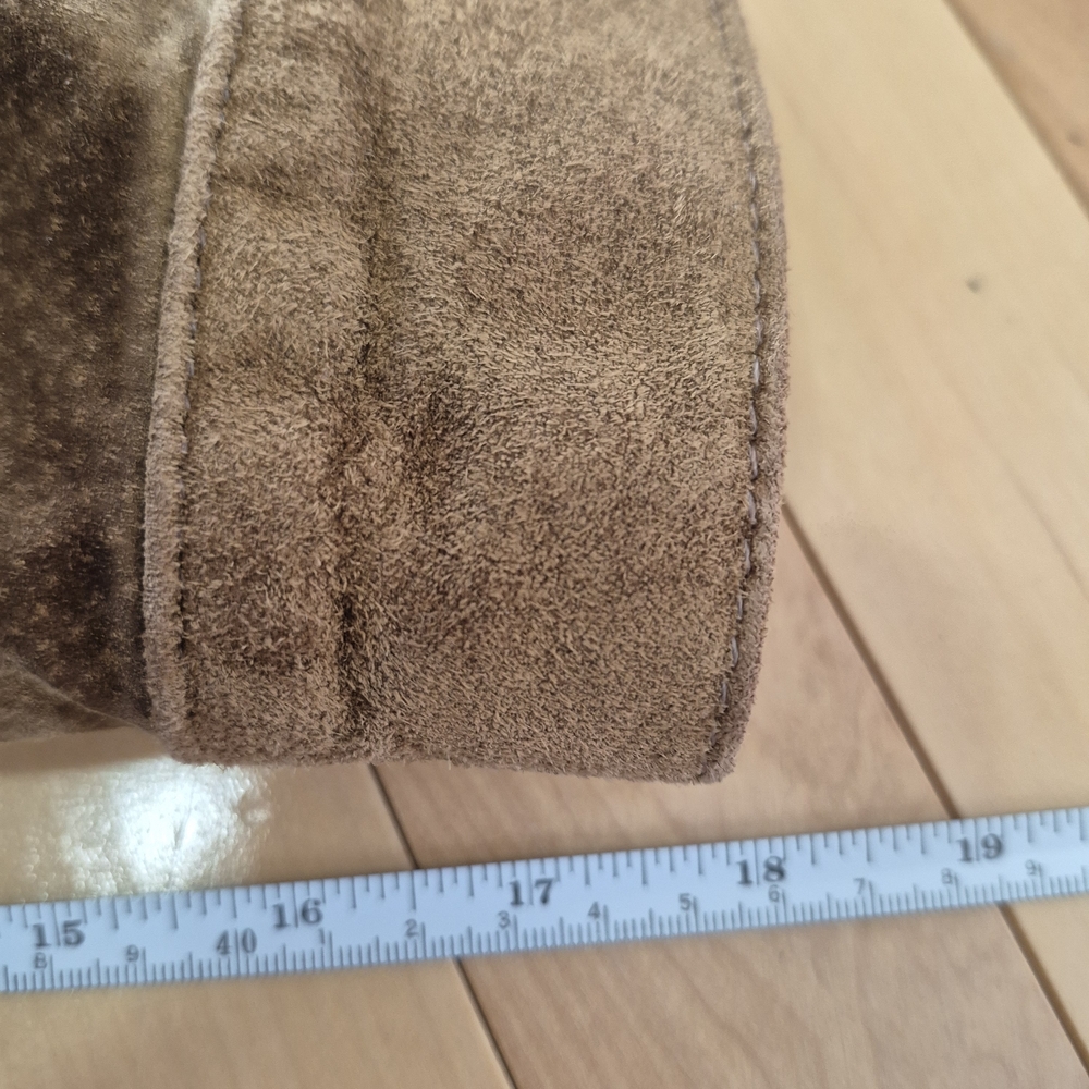 Brown Suede Button-Front  Jacket W2W - Picture 4 of 11